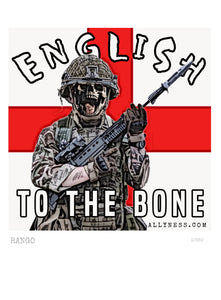 'English to the Bone' Artwork Print