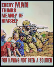Load image into Gallery viewer, 'Every Man A Soldier' Artwork Print