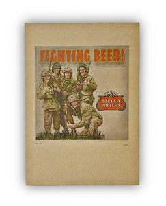 'Fighting Beer' Artwork Print