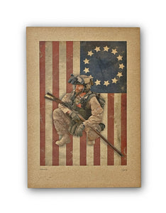 'American Long' Artwork Print