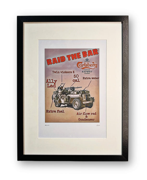 'Raid The Bar' Artwork Print