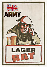 Load image into Gallery viewer, &#39;Army Lager Rat&#39; Artwork Print
