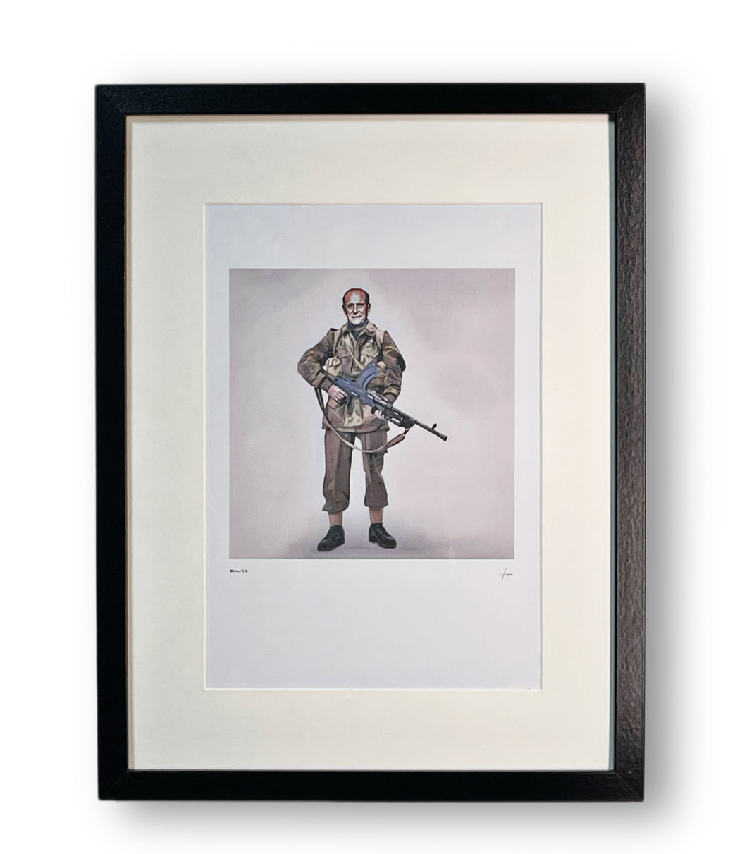 'The Duke' Framed Artwork Print
