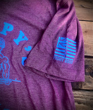 Load image into Gallery viewer, Gimpy's Gym Maroon & Blue Tee