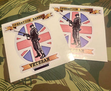 Load image into Gallery viewer, Op Banner Veteran Sticker.