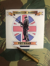 Load image into Gallery viewer, Op Banner Veteran Sticker.