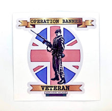 Load image into Gallery viewer, Op Banner Veteran Sticker.