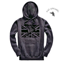 Load image into Gallery viewer, Fighting Pirate Premium Hoodie - Dark Charcoal Grey