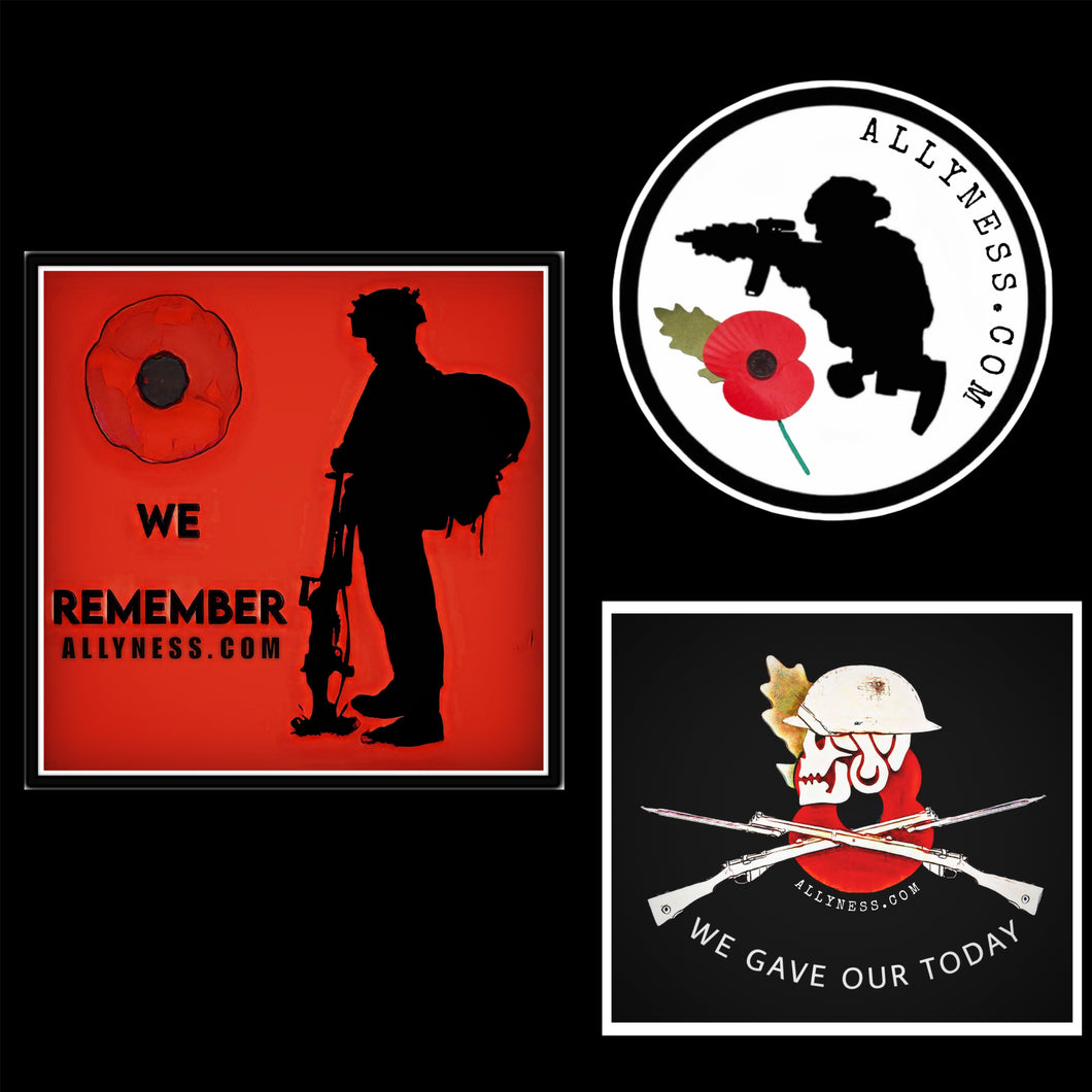 Remembrance Sticker Pack