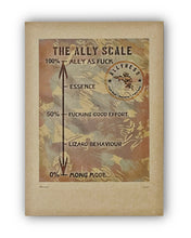 Charger l&#39;image dans la galerie, &#39;The Ally Scale&#39; Artwork Print (A4 Size)