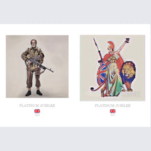 Load image into Gallery viewer, &#39;Platinum Jubilee&#39; A5 Artwork Prints