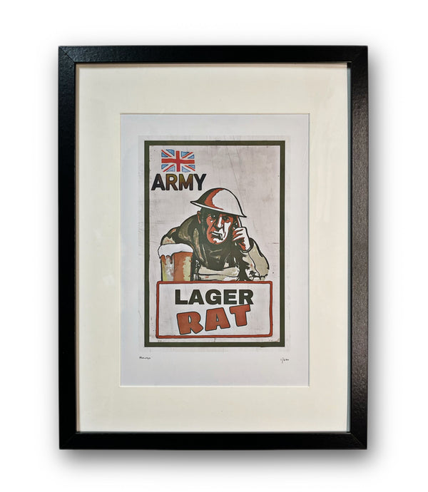 'Army Lager Rat' Artwork Print