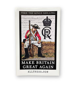 The Kings Shilling Sticker