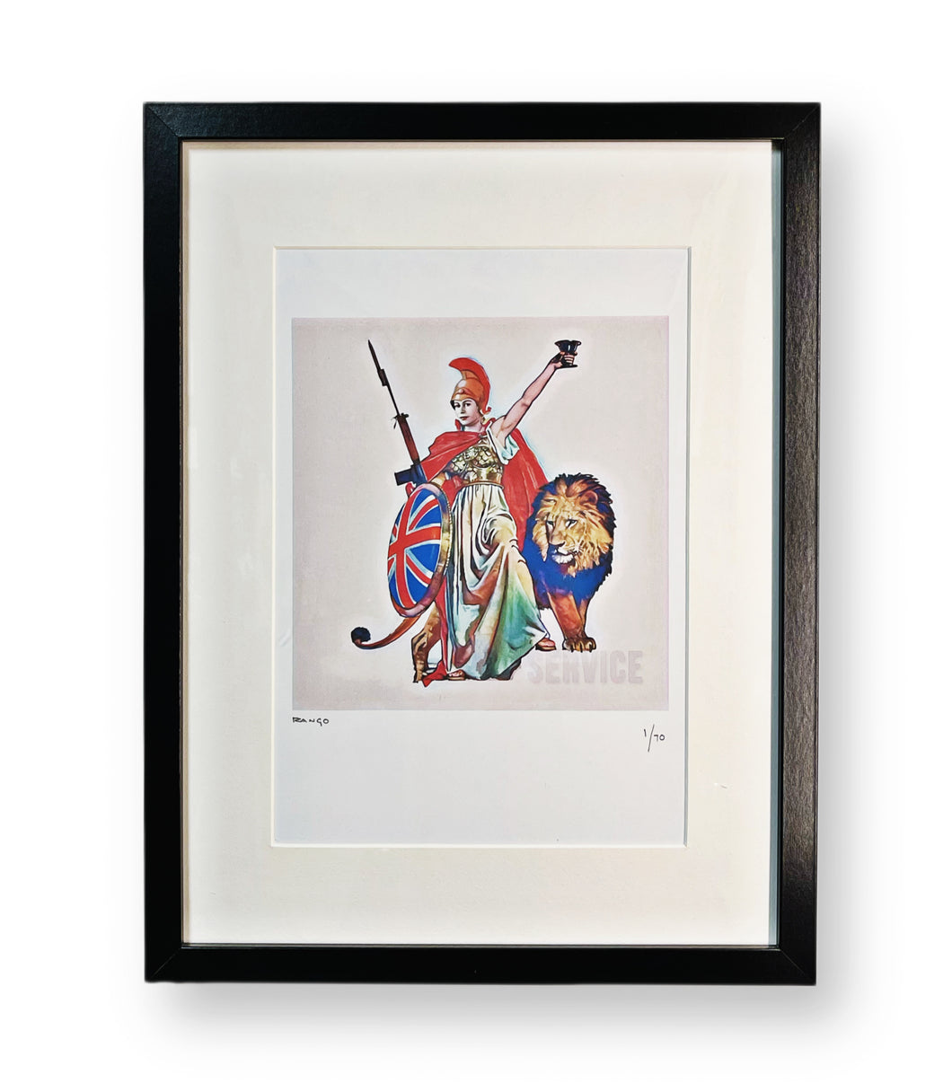 'Queen Britannia Artwork Print
