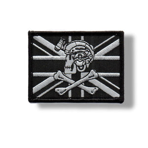 Fighting Pirate Grey Morale Patch