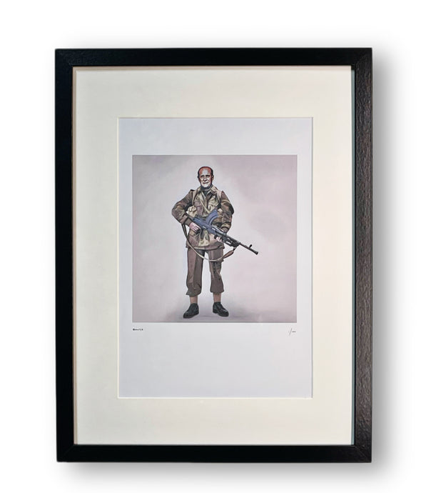 'The Duke' Framed Artwork Print