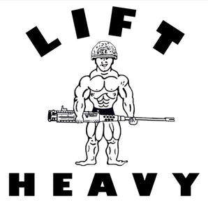 Lift Heavy Sticker