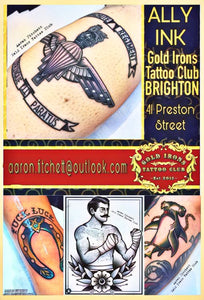 Gold Irons Tattoo Club Brighton UK