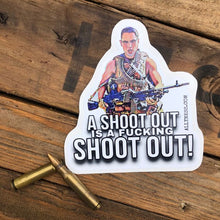 Load image into Gallery viewer, Ronnie Kray proper shootout sticker