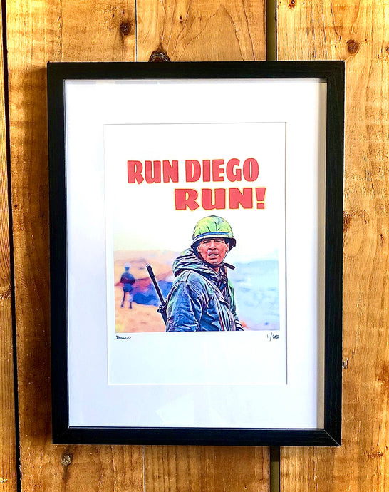 'Run Diego' Artwork Print